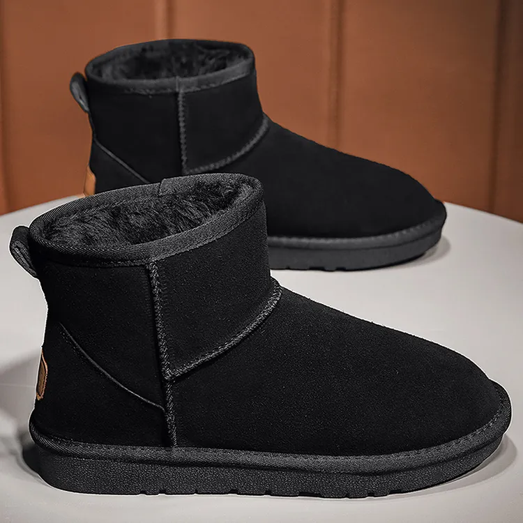 冬季大码男士雪地靴45东北加厚高帮棉鞋46加绒保暖47特大号面包48