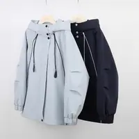 【恬颖KIDS]男女童秋冬夹棉冲锋衣外套2025新款儿童休闲夹棉风衣