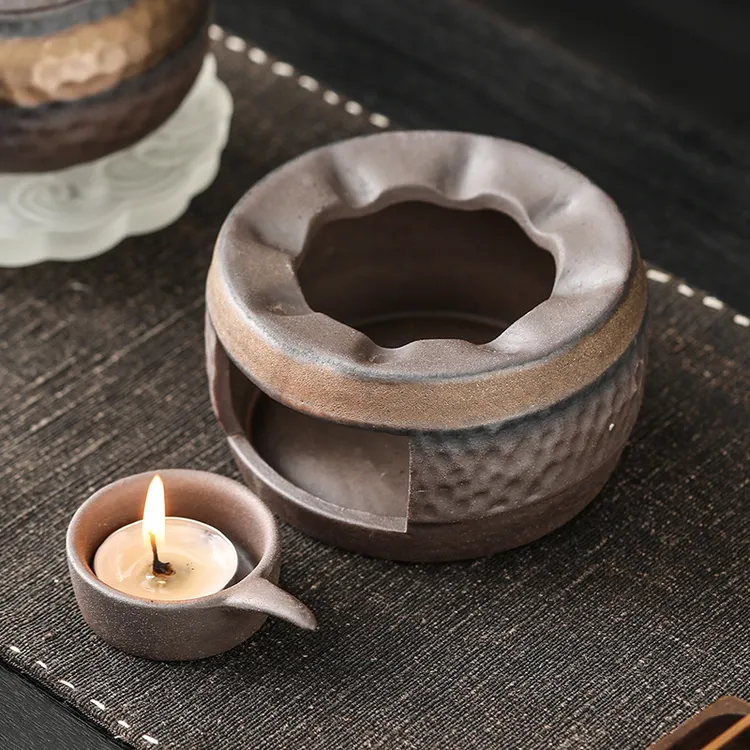 醋陶温茶炉围炉焙茶器茶叶提香炉蜡烛加热烘茶醒茶恒温茶炉煮茶器