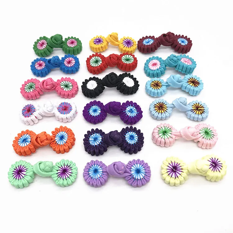 辅料纽扣盘扣子专卖布扣花扣太阳花旗袍唐装扣民族风中式编织扣