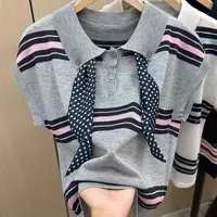 【T恤】高档新款上衣设计感时装女装服装1694[GYSS]Q