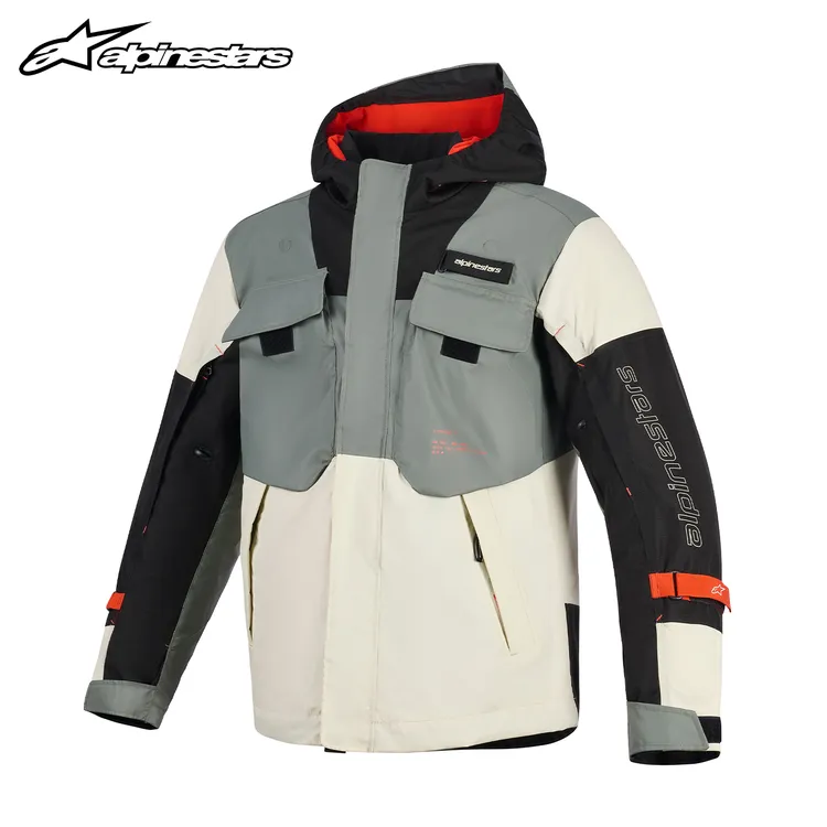 a星休闲骑行服MOSPHER防水保暖春秋冬季防摔连帽摩托车服机车服男