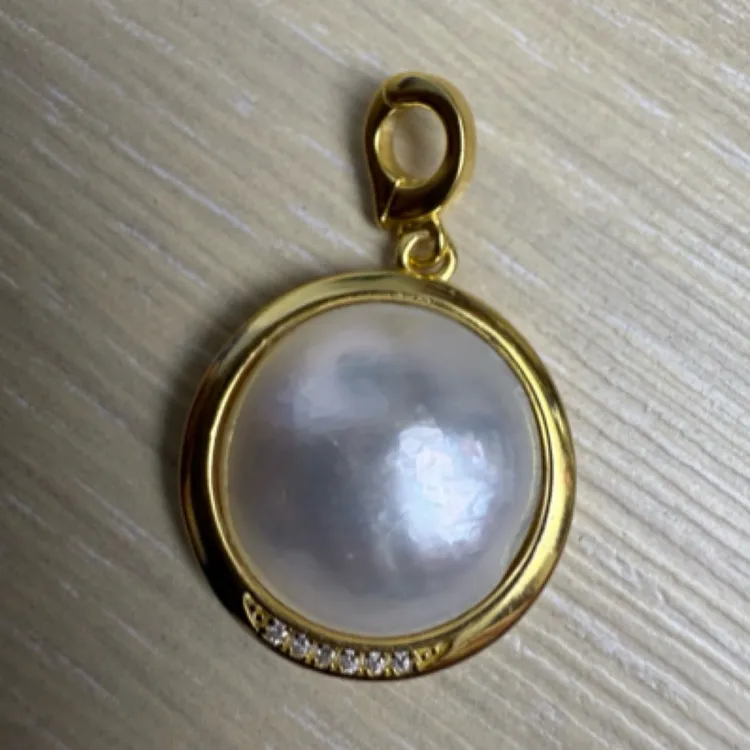 澳白马贝冷光极强光吊坠极光万能扣吊坠