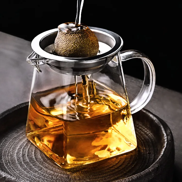加厚耐热高硼硅玻璃公道杯茶漏高档分茶器茶具家用大容量泡茶杯