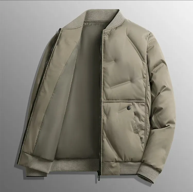 【品牌反季】大码保暖加厚纯色棉袄棉服棉衣男士35-45岁洋气爸爸装