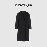 【汐宝专属】CHENYANJUN精纺羊毛收腰西装领大衣 CYJ-TTO381-T032