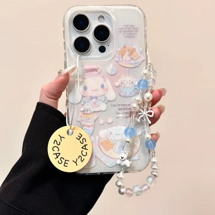 开心玉桂狗适用苹果16promax手机壳iPhone15/14/12/13软plus女壳