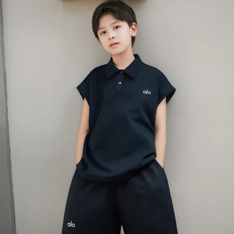 亲子装儿童套装运动时尚休闲夏季宽松洋气无袖韩版大童儿童裤子