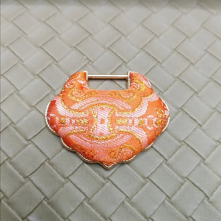 非金属布艺吊坠 锌合金布艺吊坠 新中式宋锦挂件·