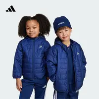 adidas阿迪达斯官方儿童装小童双旦礼遇秋冬防风连帽棉服 JL7443