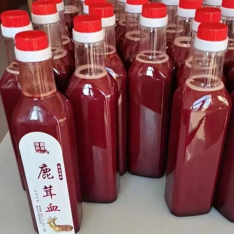 东北吉林新鲜鹿茸原液产地直发(加酒保鲜)包邮