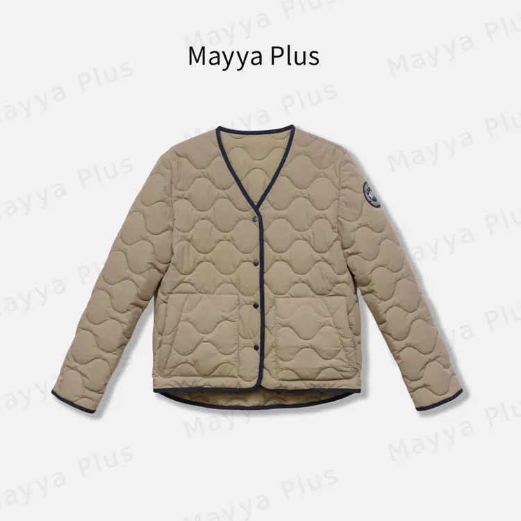 【理想棉服】MayyaPlus麦芽定制流光风时尚棉服百搭V领外套32537058