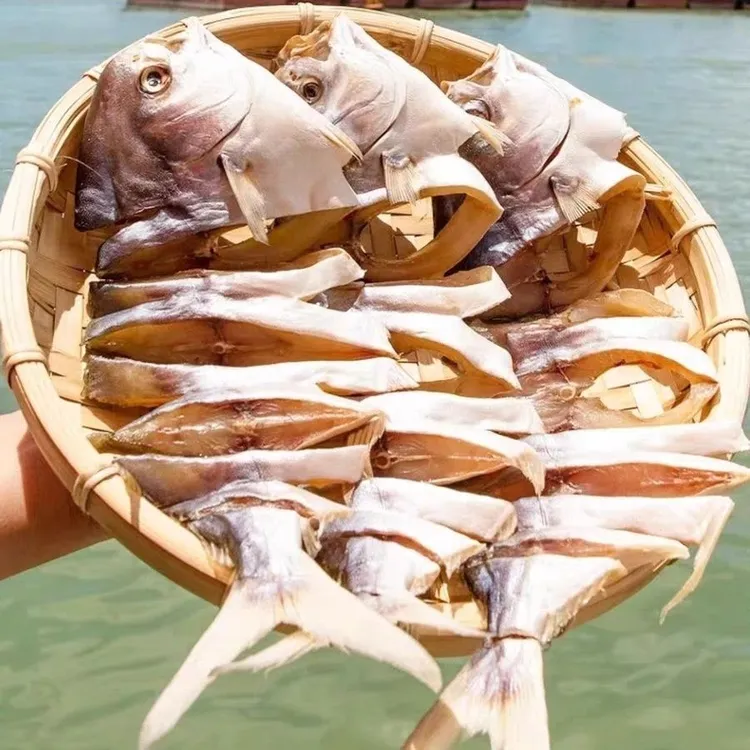 广东特产阳江淡晒金鲳鱼干特大真空装新鲜渔民晾晒海味干货