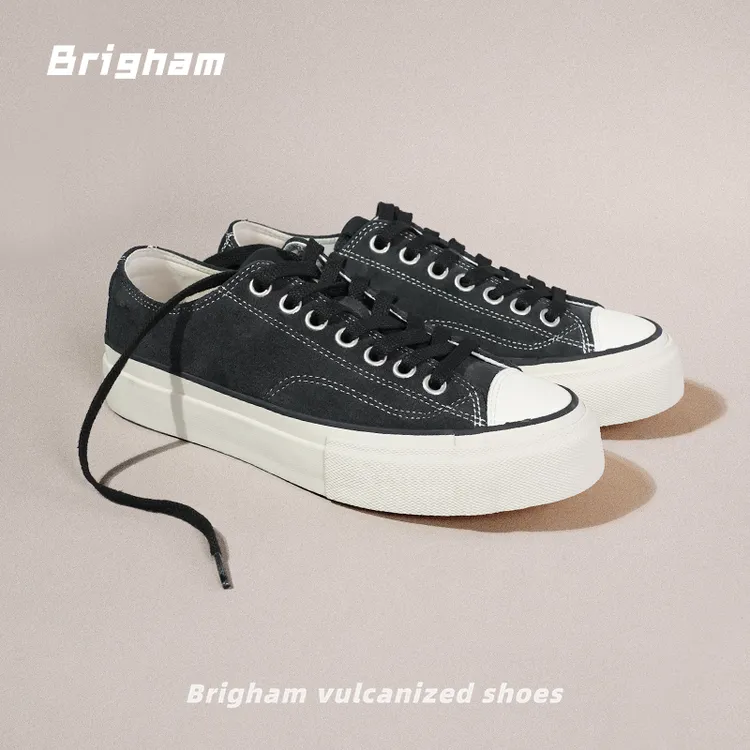 Brigham/布里根姆"盟主"25ss.日系经典反绒皮休闲硫化鞋BH930商品图