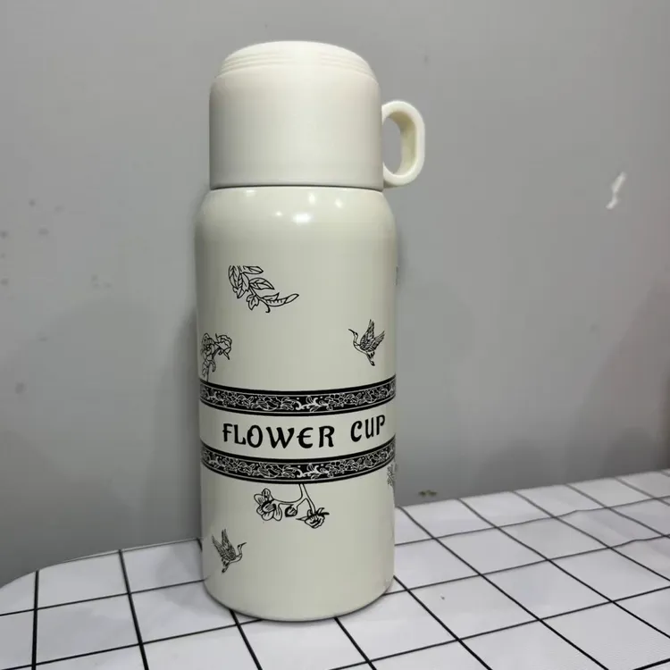 316国风立体浮雕保温杯高颜值便携水杯