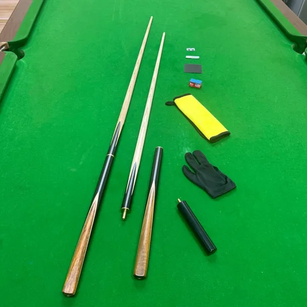 【鬼脸】加重款小头台球杆高级白蜡木3/4分体杆花式九球中式桌球杆