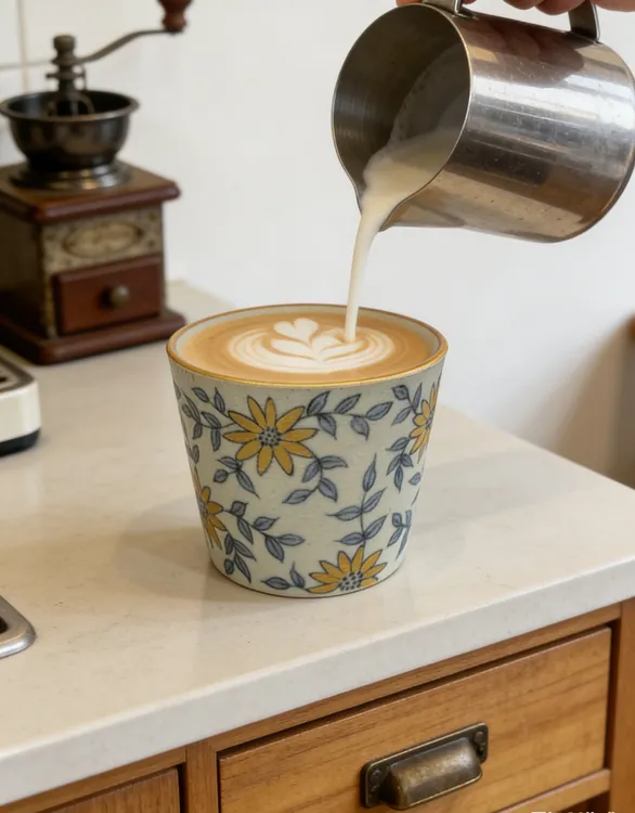 手工手绘占瓷描金菊花缠枝新圆口杯日式复古创意家用猪口杯MB167