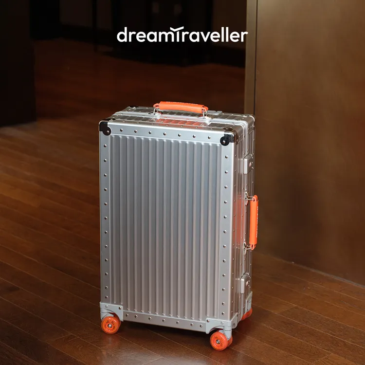 梦旅者全铝镁合金拉杆箱万向轮铝框行李箱金属旅行箱密码皮箱男女商品图