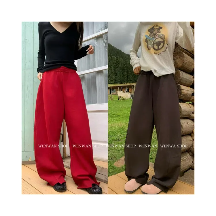 【私服共享】2色！慵懒松弛感秋季新款显瘦不规则休闲裤