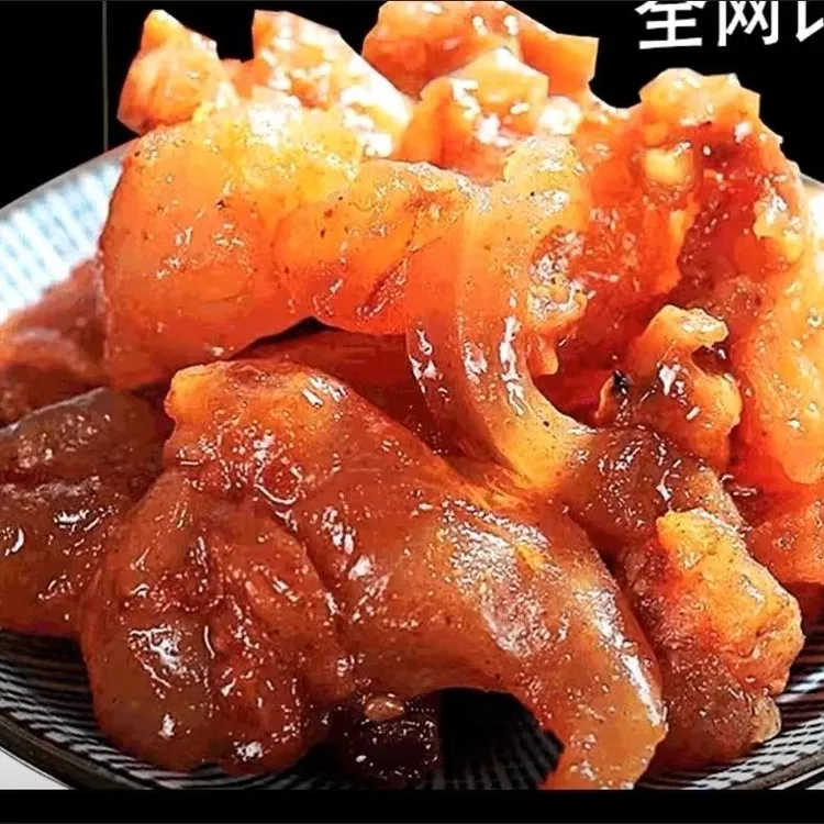 新货【超值100包】牛蹄筋内蒙古牛筋香辣板筋卤味即食牛肉零食食