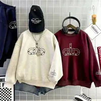 （加绒加厚）男童长袖上衣冬季儿童卫衣时尚宽松印花圆领韩版B30