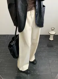 006 “清茶”早秋新款显瘦时尚弹性同情日常女士香蕉裤休闲裤