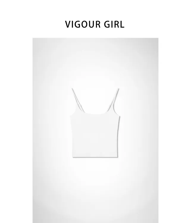 祝喜喜【经典】运动通勤性感显瘦百搭打底吊带背心夏季