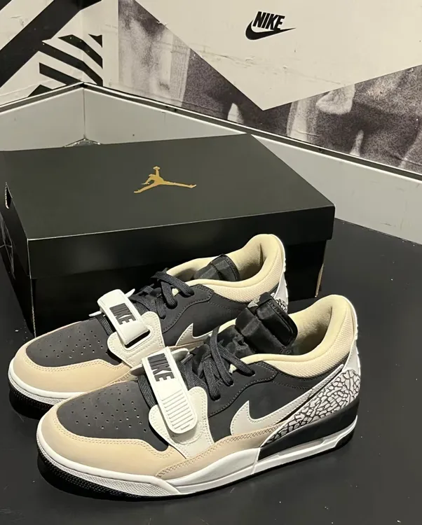 Air Jordan 312 男款低帮黑棕色复古运动篮球鞋休闲板鞋官方正品