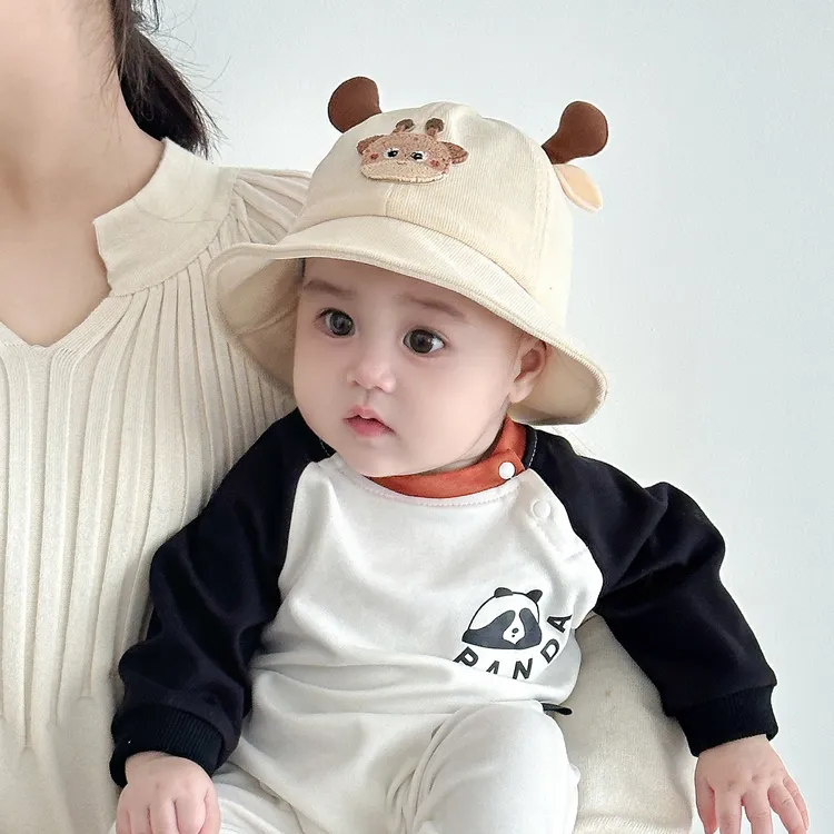 XINGDUOXIONG/星朵熊婴儿帽子春秋宝宝遮阳帽婴幼儿新款渔夫帽冬