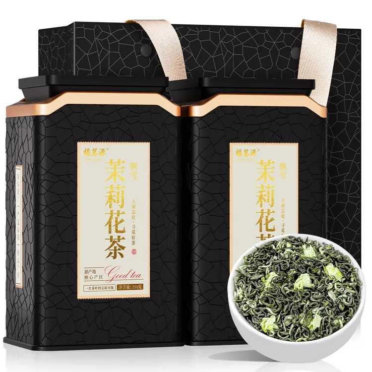 福茗源茶叶茉莉花茶特级2025新茶川派茉莉飘雪七次窖制浓香型500g