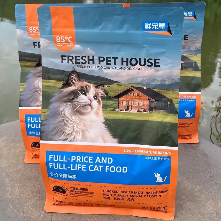 全价全期通用猫粮低温烘焙鲜肉五谷成猫幼猫专用主粮无谷鲜焙