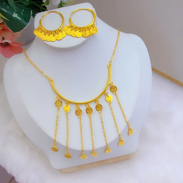 铜合金项链 金色时尚气质女款欧美项链