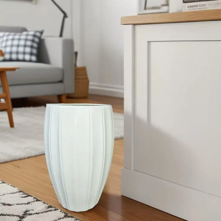 厂家直销北欧风植物陶瓷花盆大号落地大口径室内外通用庭院家居