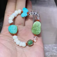 （慧子）品众珠宝百搭简约款精致猛犸搭配蝴蝶设计手链