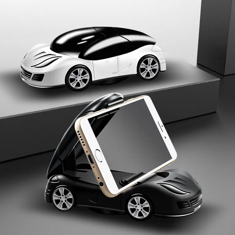 创意车模车载手机支架汽车出风口导航汽车手机支架家用手机支架