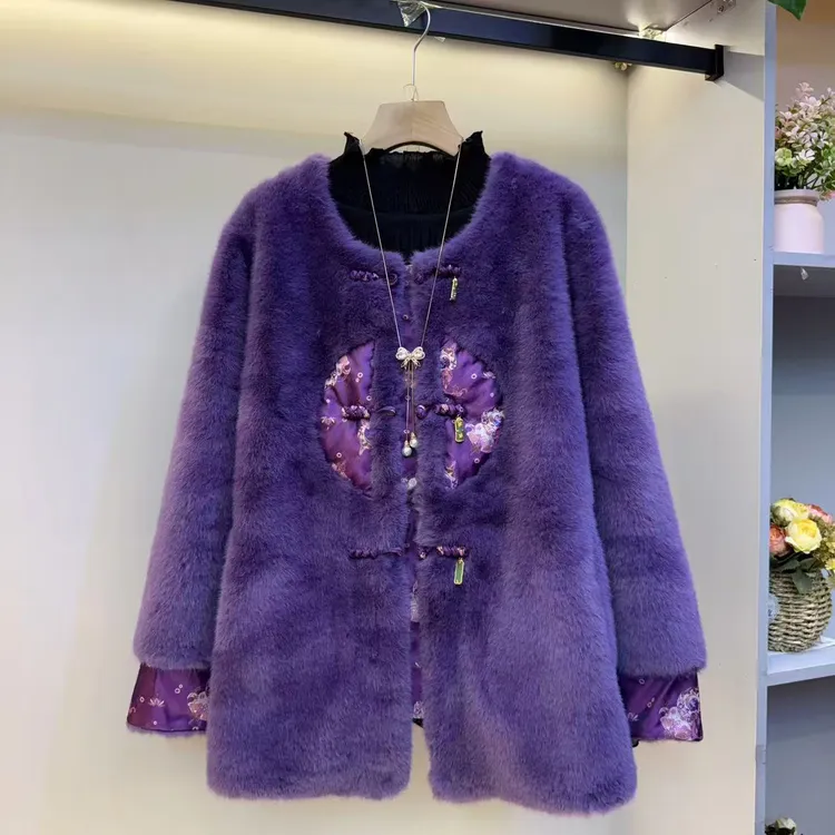 冬季新款新中式加厚保暖显瘦百搭国风短款外套女