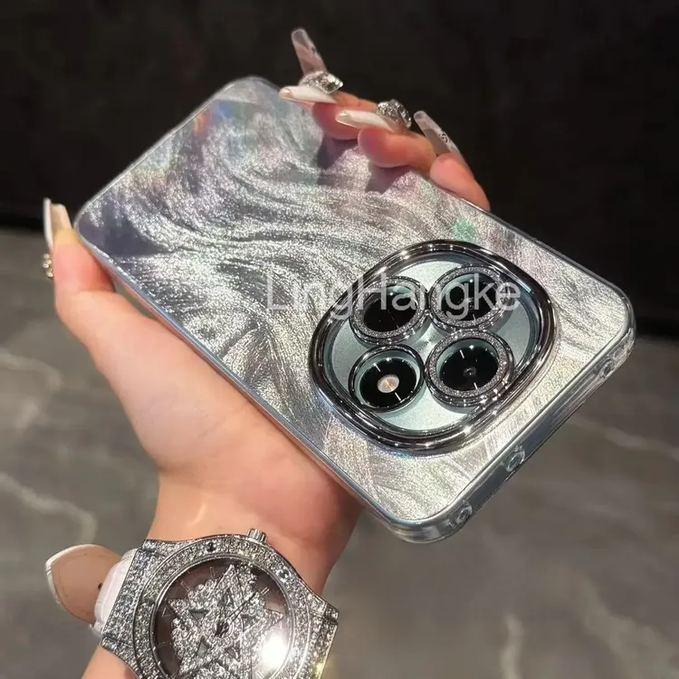 适用OPPOA6pro极光羽纱手机壳全包防摔A5pro创意简约高颜值唯美硬