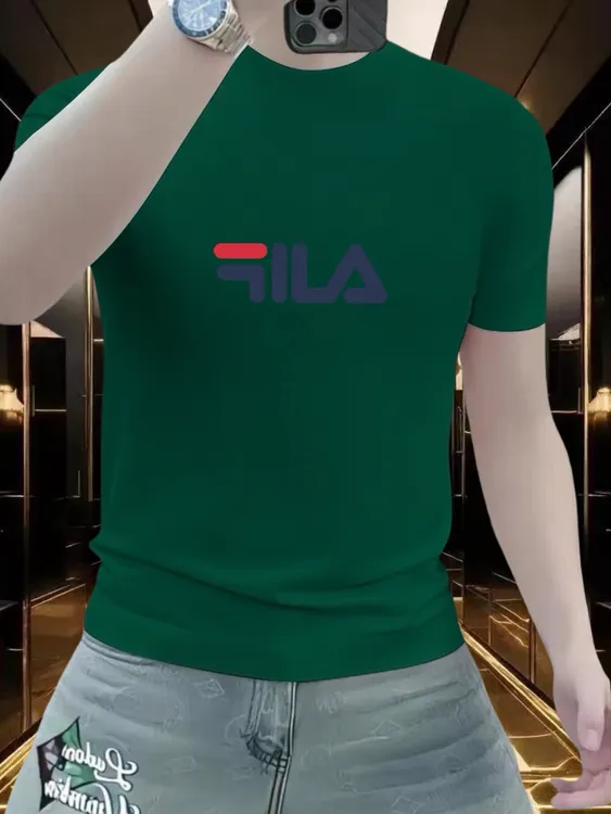 美式爆款网红字母印花男纯t恤夏季时尚高端潮短袖男修身半袖