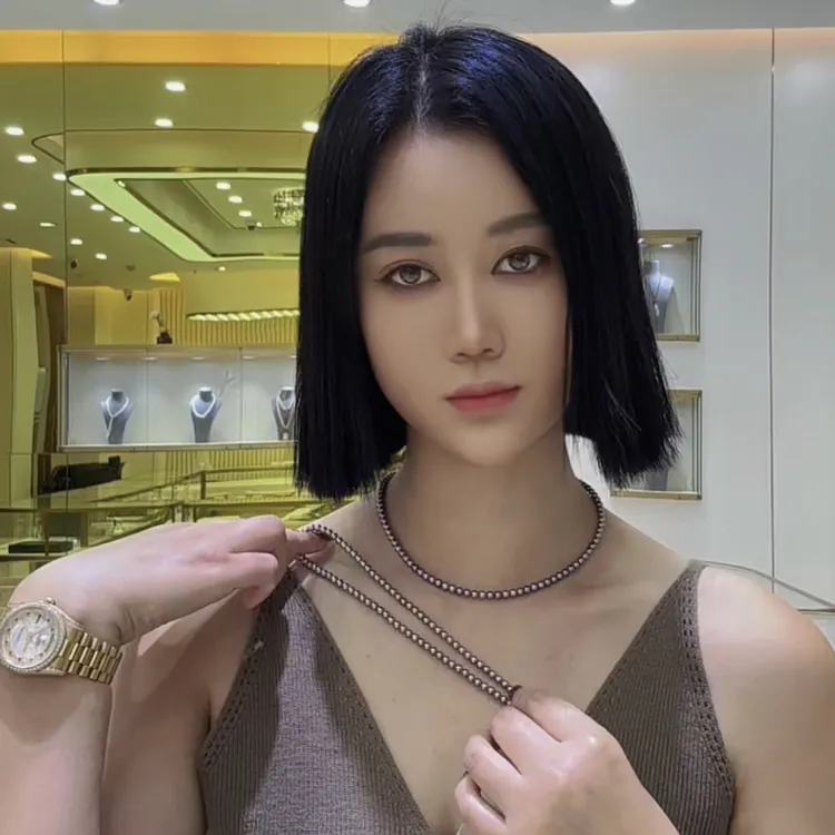 高品质高级紫baby珠4mm➕珠光亮几乎无暇 黄金点位日常通勤必备款