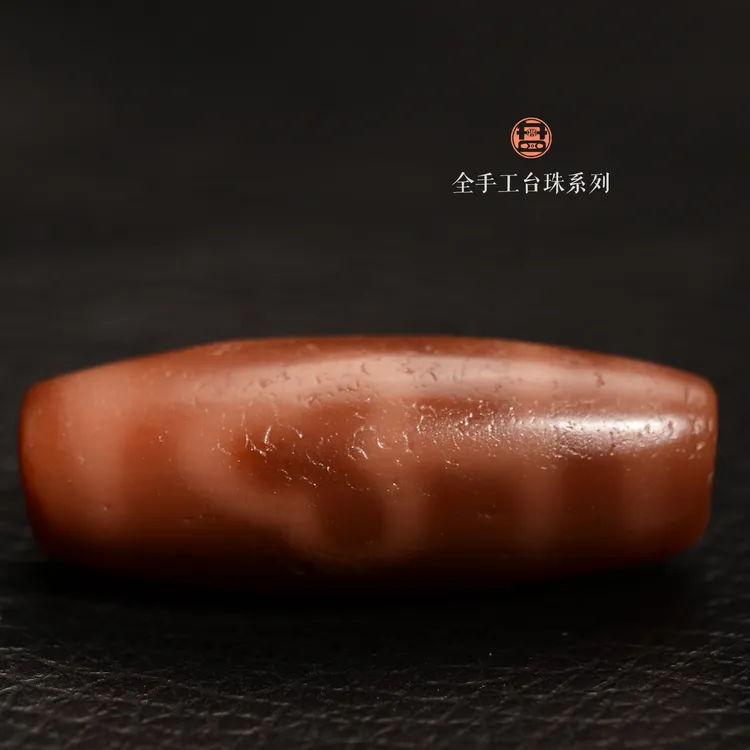 小卢 手工天珠锁骨链现代染色缠丝玛瑙菩提树二眼天珠现代玛瑙