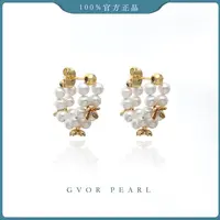 双十二新品 桂花酒酿丨Baby白珍珠耳钉4-5MM C1532