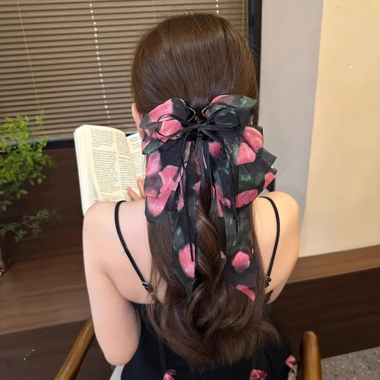 法式网红抓夹女发夹后脑勺低马尾发饰顶夹超仙百搭韩版气质饰品