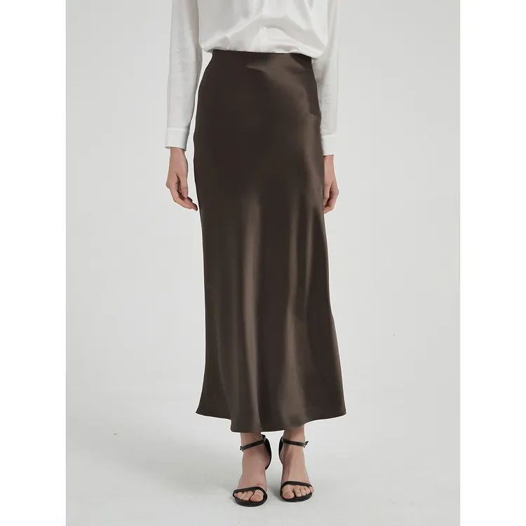 【ACC CRY】日本三醋酸缎面高腰显瘦半身裙包鱼尾臀a字高级感真丝