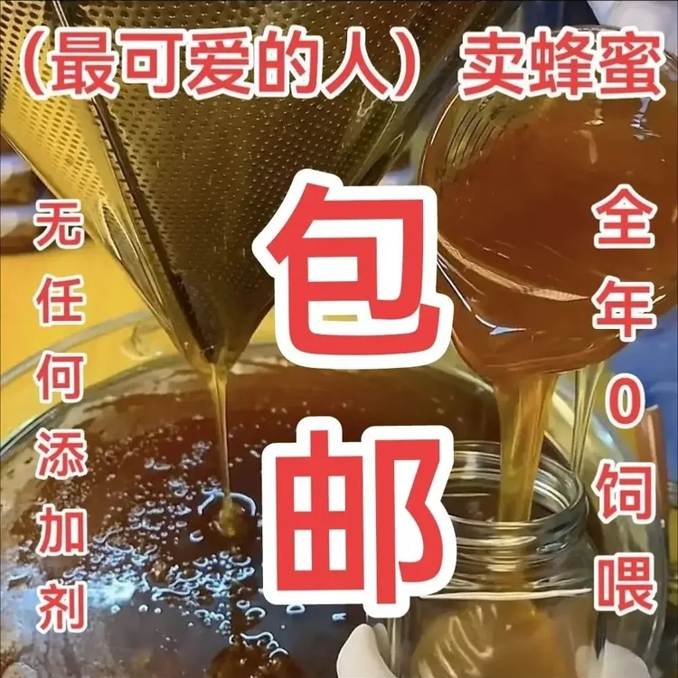 深山野生天然农家中华蜜蜂百花蜜健康正宗南方春夏季中华土蜂蜜
