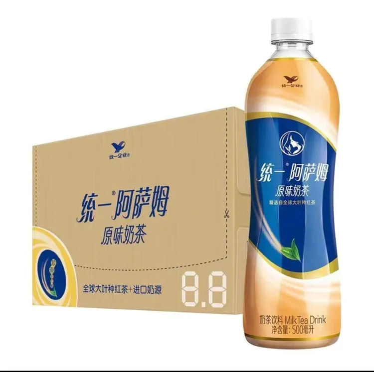 统一阿萨姆奶茶500ml*12瓶 经典原味网红奶茶饮品夏季饮料