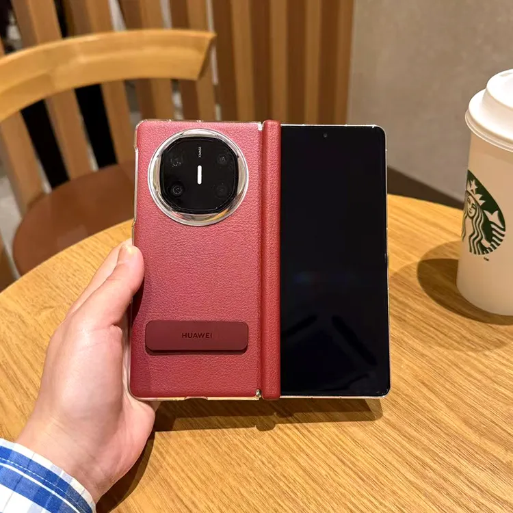 适用华为Matex6手机壳新款磁吸中轴简约x6典藏版支架设计保护壳男