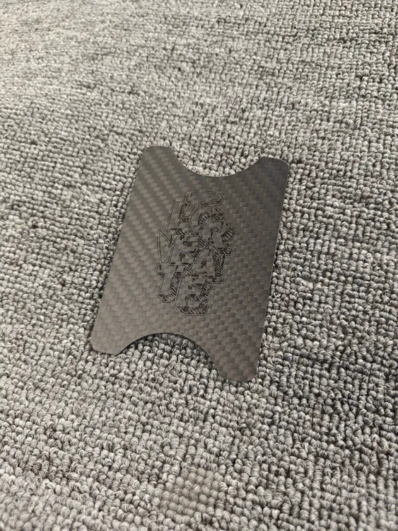 干碳刮板刮板工具改色膜车衣刮板碳纤维激光雕刻原创贴膜刮板