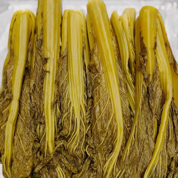 雲南镇雄老坛腌制无盐酸菜农家真空包装新鲜自种青菜制成泡菜腌菜