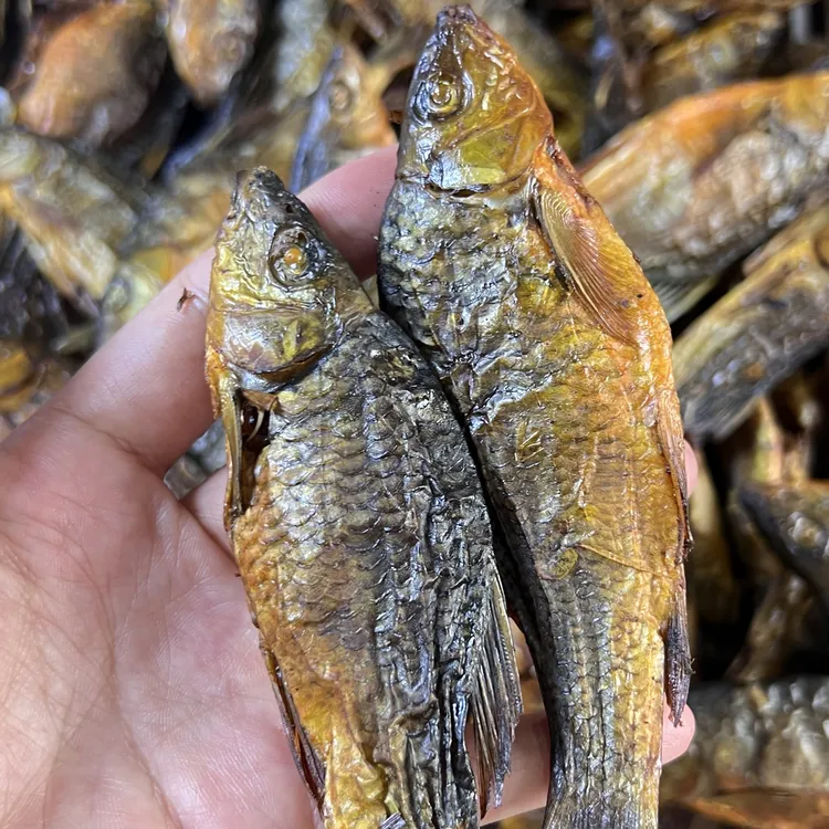 米糠烟熏烘烤溪水石斑鱼干,零添加