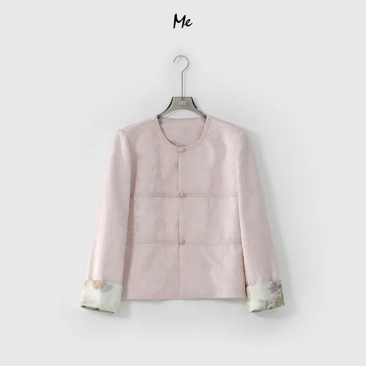 ME【玉竹探春】春季百搭女士显瘦气质设计感时尚外套MEQS0830